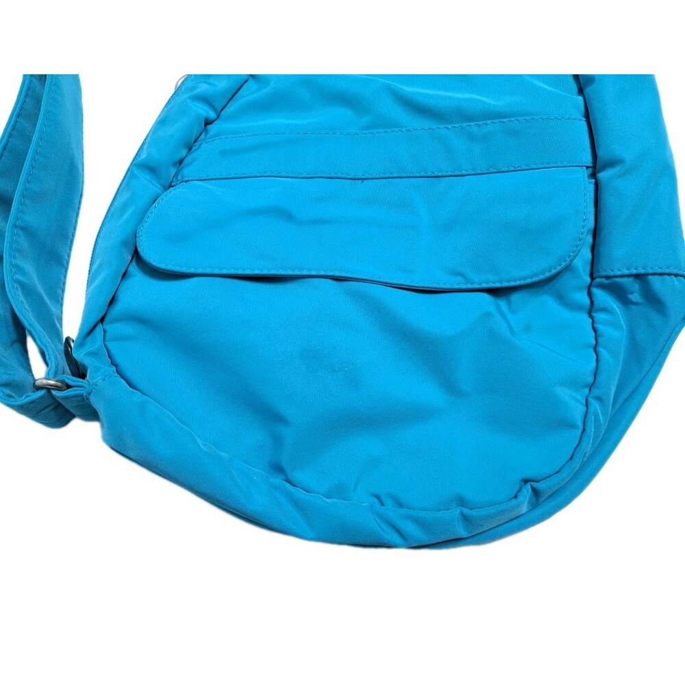 Ameribag Healthy Back Sling Pack Aqua Teal Blue Crossbody Bag Carry - Picture 5 of 9